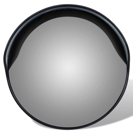 Vidaxl Traffic Mirror pour extérieur 30 cm PC PLASTIQUE NOIR