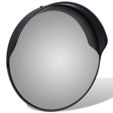 Vidaxl Traffic Mirror pour extérieur 30 cm PC PLASTIQUE NOIR