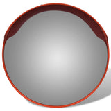 Vidaxl Traffic Mirror pour extérieur 45 cm PC Plastique Orange