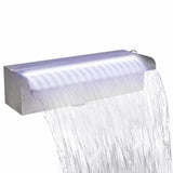 Vidaxl Piscine en cascade avec LED