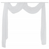 Vidaxl overgijn voile translucide 140 x 600 cm blanc