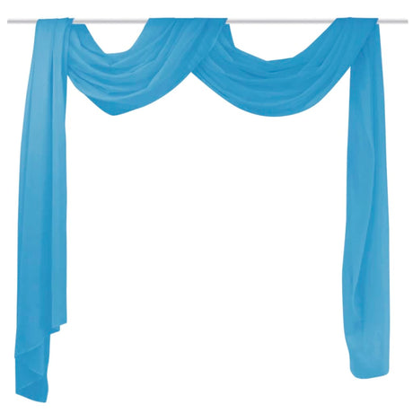 Vidaxl Overgijn Translucent Voiile 140 x 600 cm Turqoise