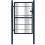Vidaxl Port Double Rod (cheville) 106x170 cm Gris anthracite