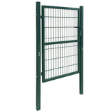 Vidaxl poort double tige bold (cheville) 106x190 cm vert