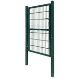 Vidaxl poort double tige bold (cheville) 106x190 cm vert
