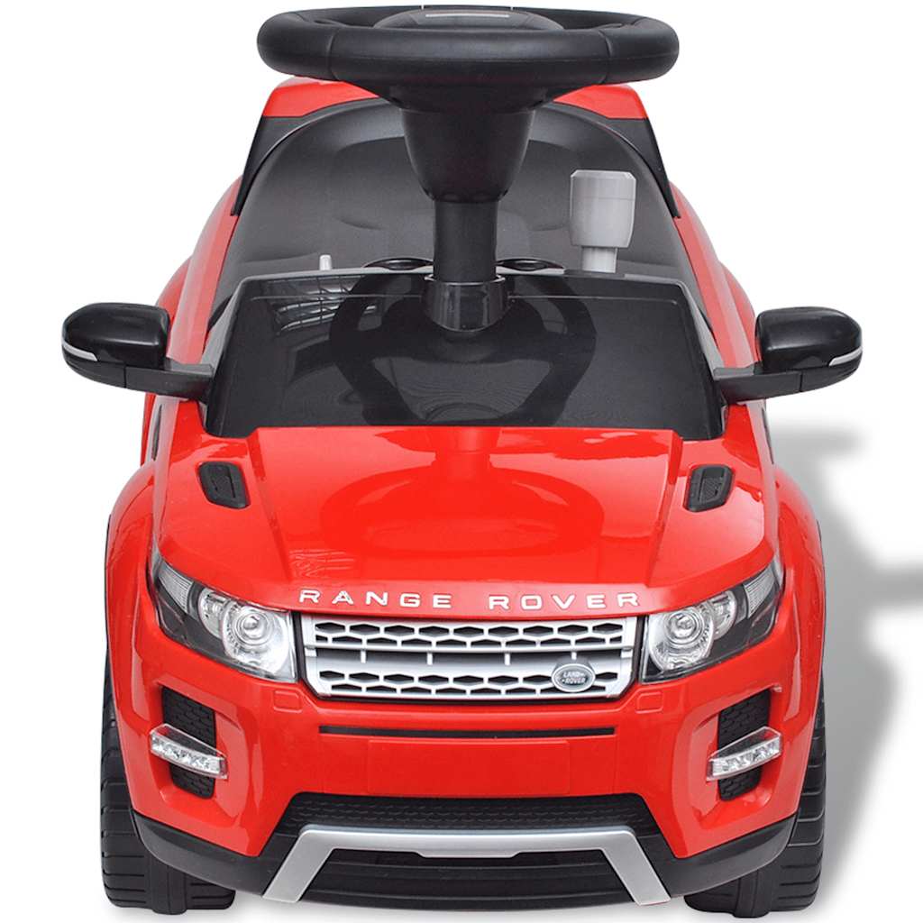 Vidaxl Walking Car Land Rover 348 z Music Red