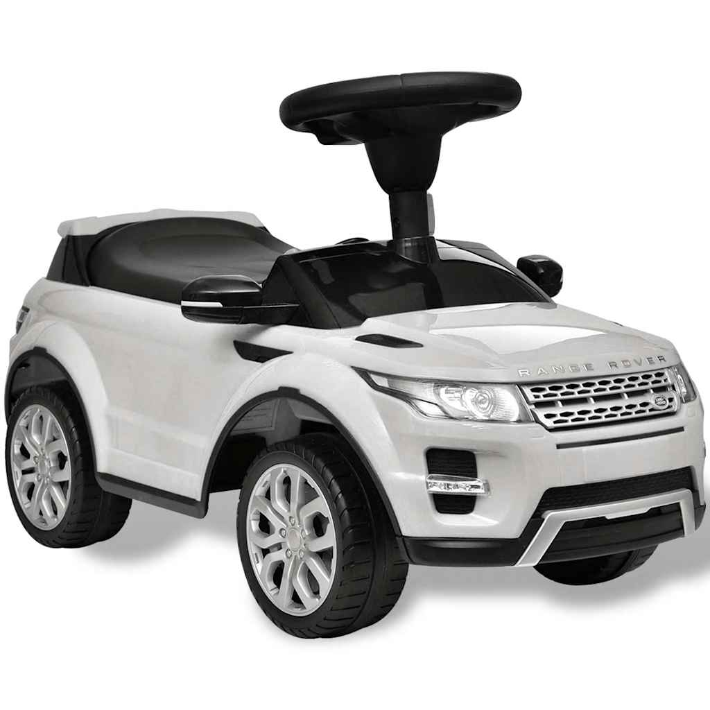 Vidaxl Walking Car Land Rover 348 con musica bianca