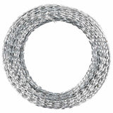 Vidaxl Scheermtstikkeldraad Concertina Galvanized Steel 60 m