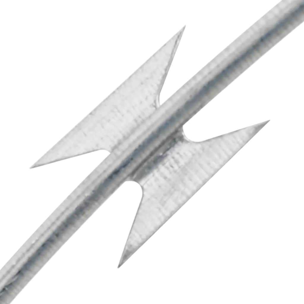 Vidaxl Scheermmsstikkeldraad Concertina Galvanized Steel 100 m