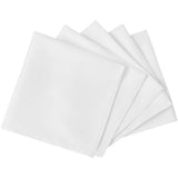 Vidaxl serviettes blanches 100 pièces 50 x 50 cm