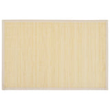 Vidaxl 6 Placemats Bamboo 30 x 45 cm bien sûr