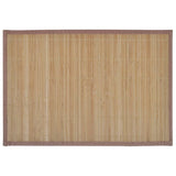 Vidaxl 6 St Placemats 30x45 cm bambus brun