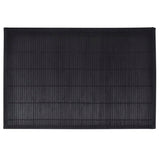 Vidaxl 6 Placemats Bamboo 30 x 45 cm noir