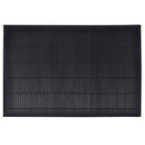 Vidaxl 6 Placemats Bambus 30 x 45 cm svart