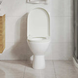 Vidaxl Woilet Seat-Close avec design à libération rapide blanc