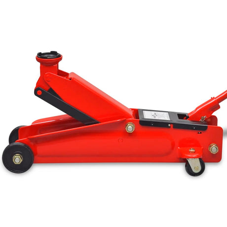 Vidaxl Raisons hydrauliques Low Profil 3 tonnes rouges