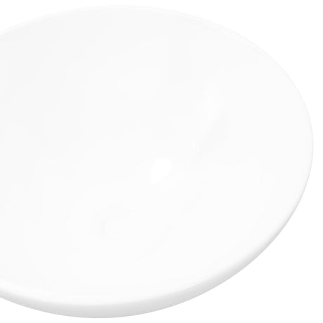 Vidaxl Washbasin Round Céramique blanc