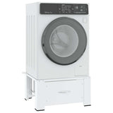 Vidaxl Washing Machineverhoger avec tiroir blanc