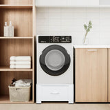 Vidaxl Washing Machineverhoger avec tiroir blanc