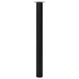 Vidaxl tafelpoten telescopisch 710-1100 mm zwart 2 st