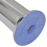Vidaxl bankpoten rond chroom 180 mm 4 st