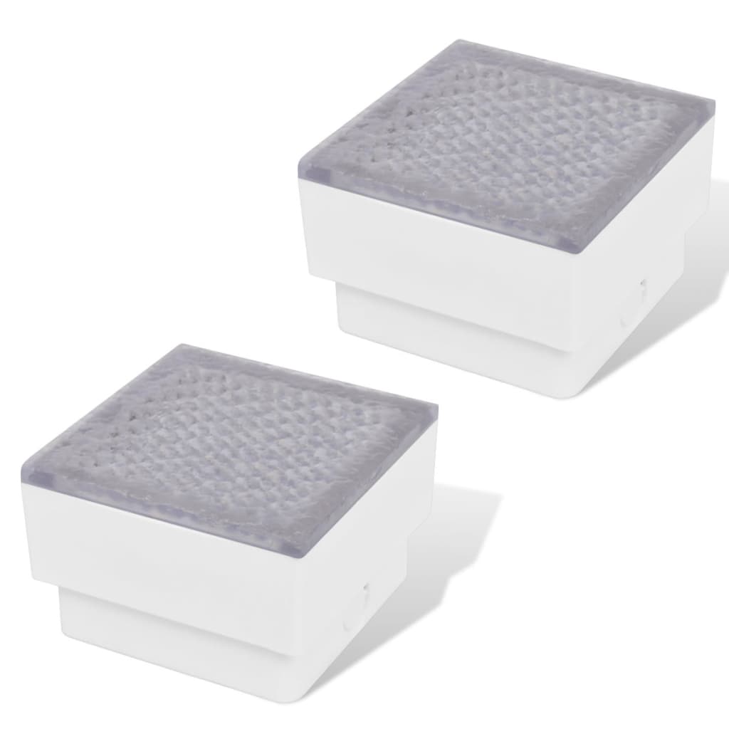 Vidaxl 2x LED -lampe soled 100x100x68 mm