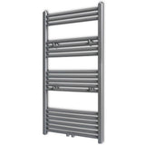 Rack de serviette de radiateur Vidaxl droit 600x1160 mm gris