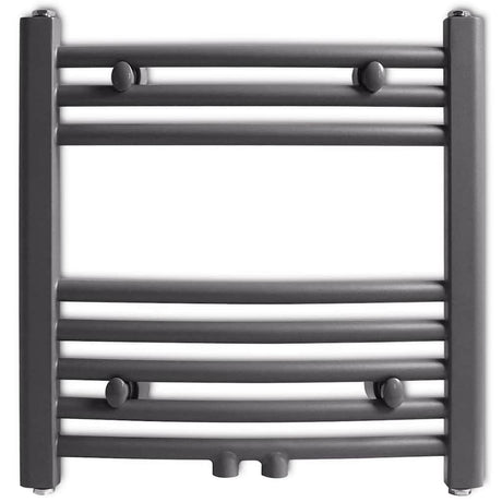 Rack de serviette de radiateur vidaxl plié 480x480 mm gris