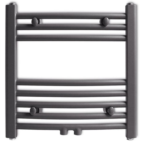 Rack de serviette de radiateur vidaxl plié 480x480 mm gris