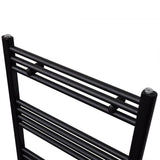 Vidaxl Radiator Towel rack Straight 480x480 mm Black