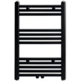 Rack de serviette de radiateur vidaxl droit 500x764 mm noir