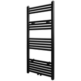 Vidaxl Radiator Towel rack Straight 500x1160 mm Black