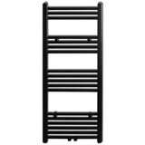 Vidaxl Radiator Towel rack Straight 500x1160 mm Black