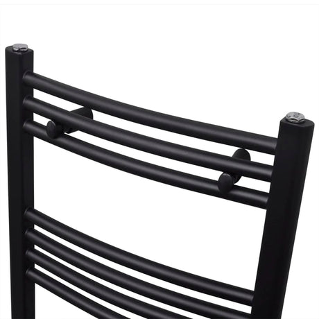 Rack de serviette de radiateur vidaxl plié 500x764 mm noir