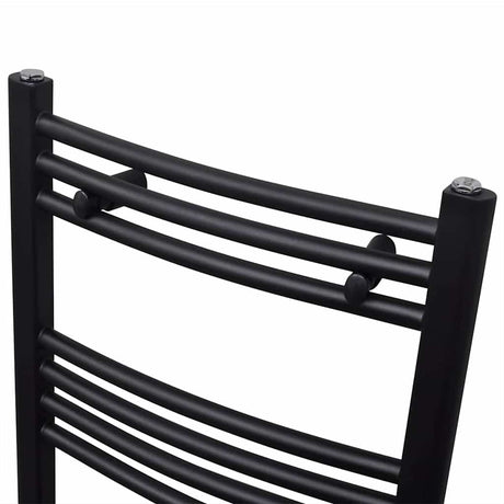 Rack de serviette de radiateur vidaxl plié 500x764 mm noir