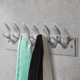 Vidaxl rack de manteau en aluminium argenté coloré