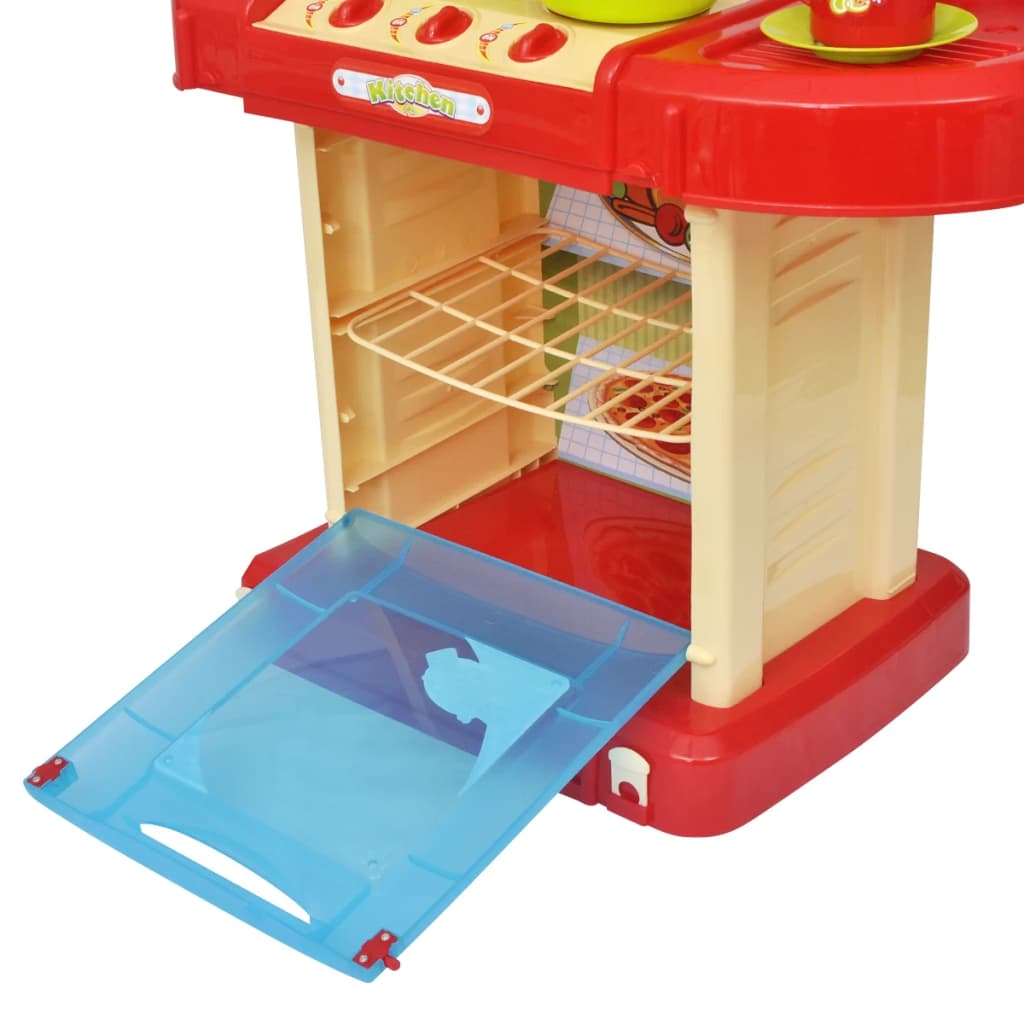 Vidaxl Children's play kitchen with lights sound effects