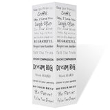 Parapluie Vidaxl et porte-bâton de marche carré blanc + text acier 48,5 cm