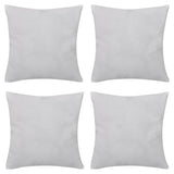 Vidaxl cushion covers cotton 50 x 50 cm white 4 pieces