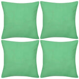 Vidaxl cushion covers cotton 40 x 40 cm Apple green 4 pieces