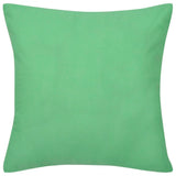 Coussin de vidaxl coton coton 40 x 40 cm de pomme verte 4 pièces