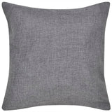 Coussin vidaxl couvre le linge look 40 x 40 cm anthracite 4 pièces