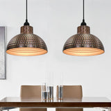 VidaXL ceiling lamps Half -shaped copper -colored 2 pcs