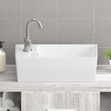 Vidaxl Washbasin 48x25x15 cm Céramique blanc