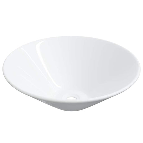 Vidaxl Watens 2 PCS 42x42x14 cm blanc céramique