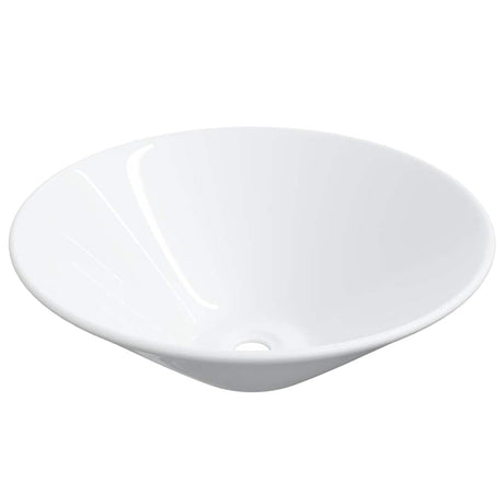 Vidaxl Watens 2 PCS 42x42x14 cm blanc céramique