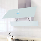 Hotte d'extracteur Vidaxl avec écran tactile 900 mm blanc