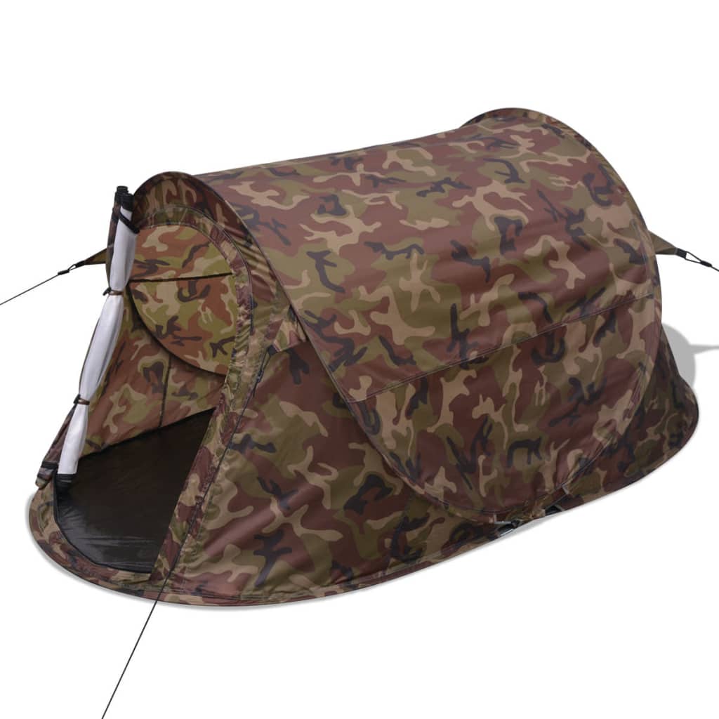 Vidaxl Tent Pop-up Camouflage de 2 personnes