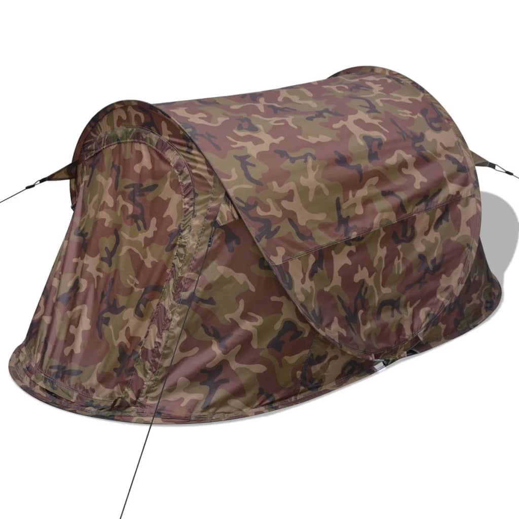 Vidaxl Tent Pop-up Camouflage de 2 personnes