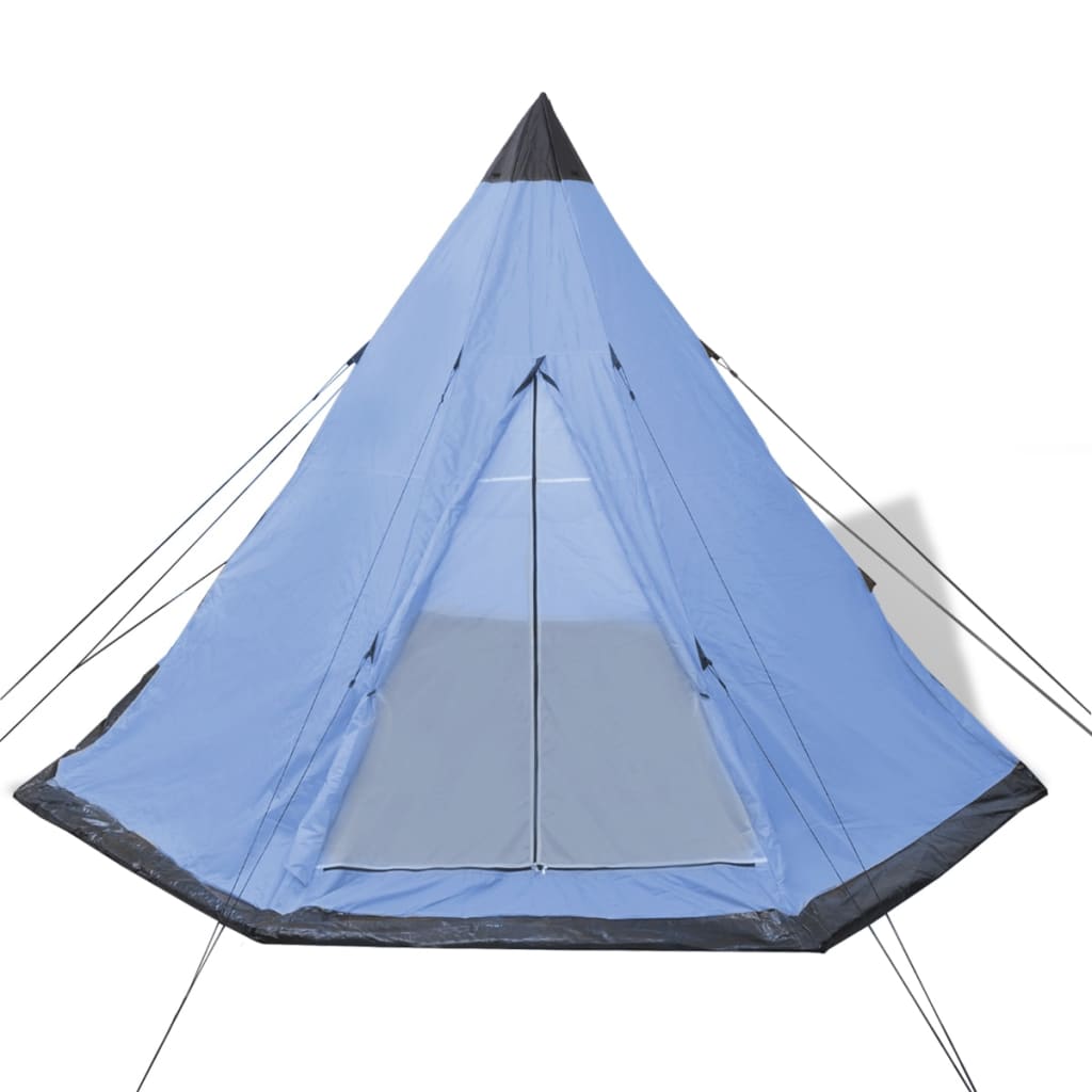 Tenda Vidaxl Blu di 4 persone